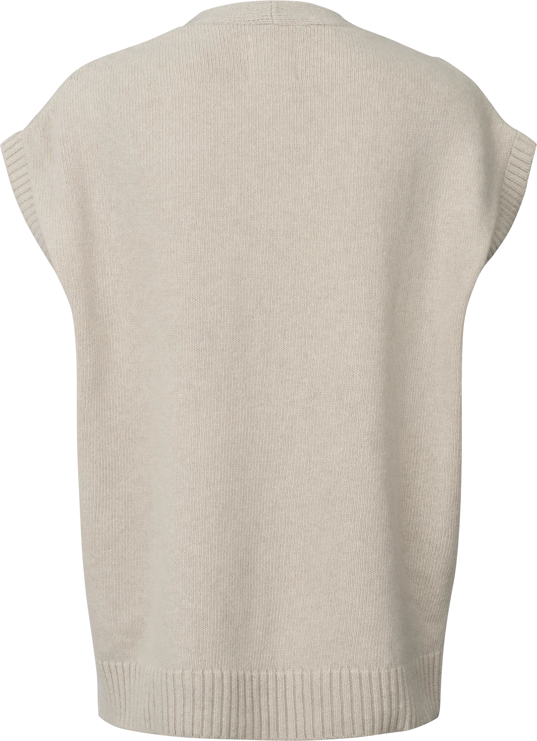 Thea Lambswool Vest GOTS 243975 - island fossil