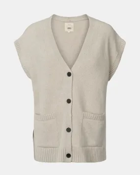 Thea Lambswool Vest GOTS 243975 - island fossil