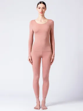 THERMAL UNDERWEAR BASE LAYER SET, SMOKE ROSE