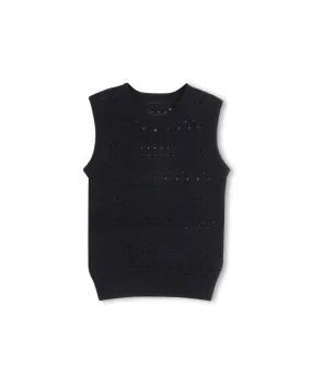 Tustello Pointelle Knitted Vest