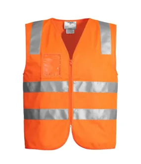 Unisex Hi Vis Zip Vest