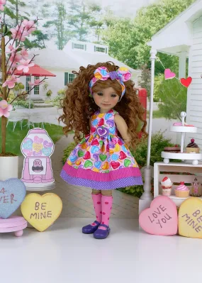 Valentine Candy - dress with shoes for Ruby Red Fashion Friends doll