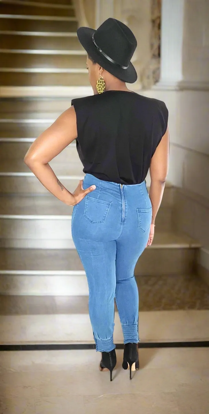 Versatile Denim Joggers