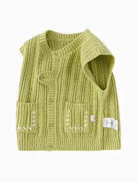 Vest New Spring 2025 Boys Baby Knitted Vest