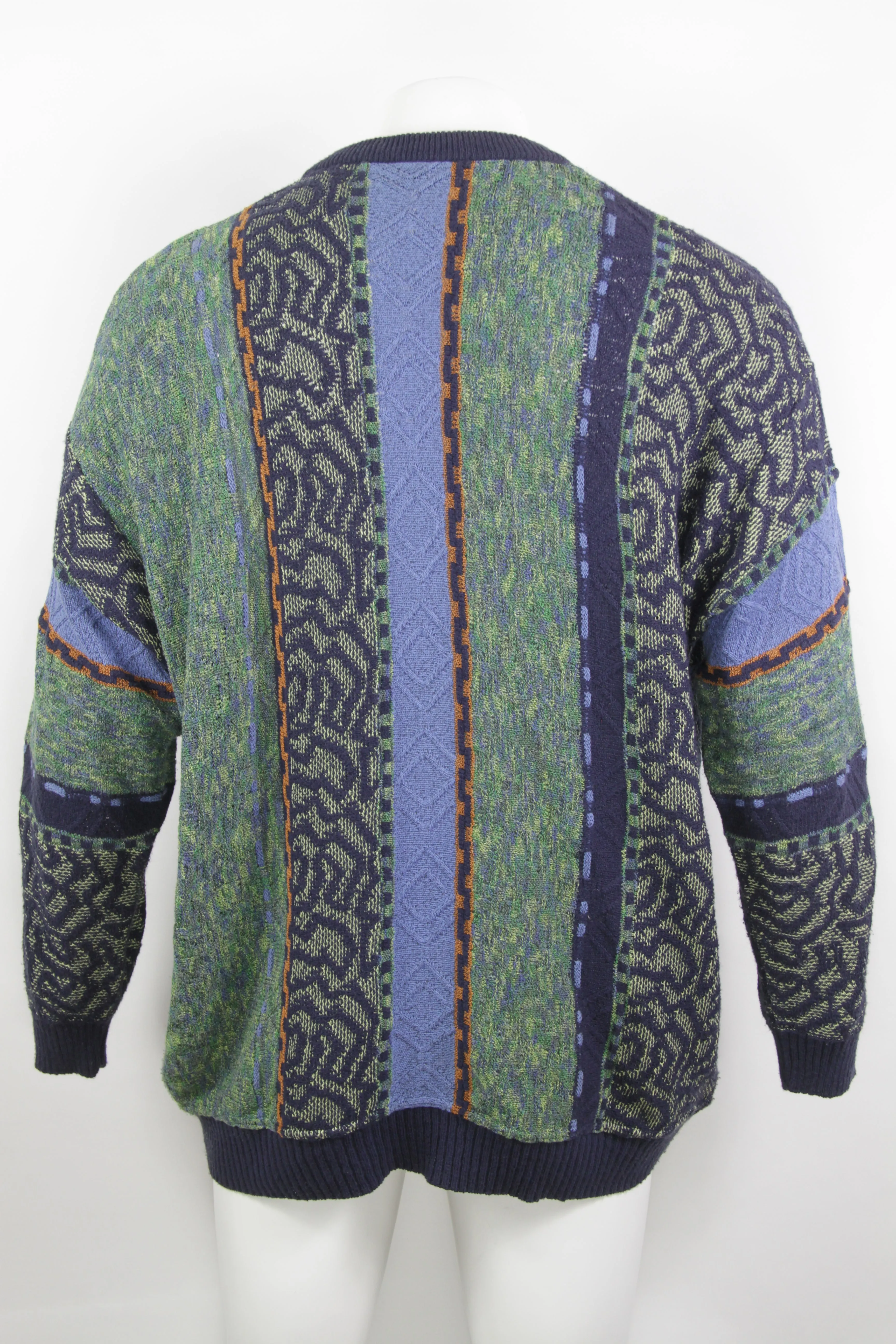 Vintage 80/90s Patterned Cardigan - XL