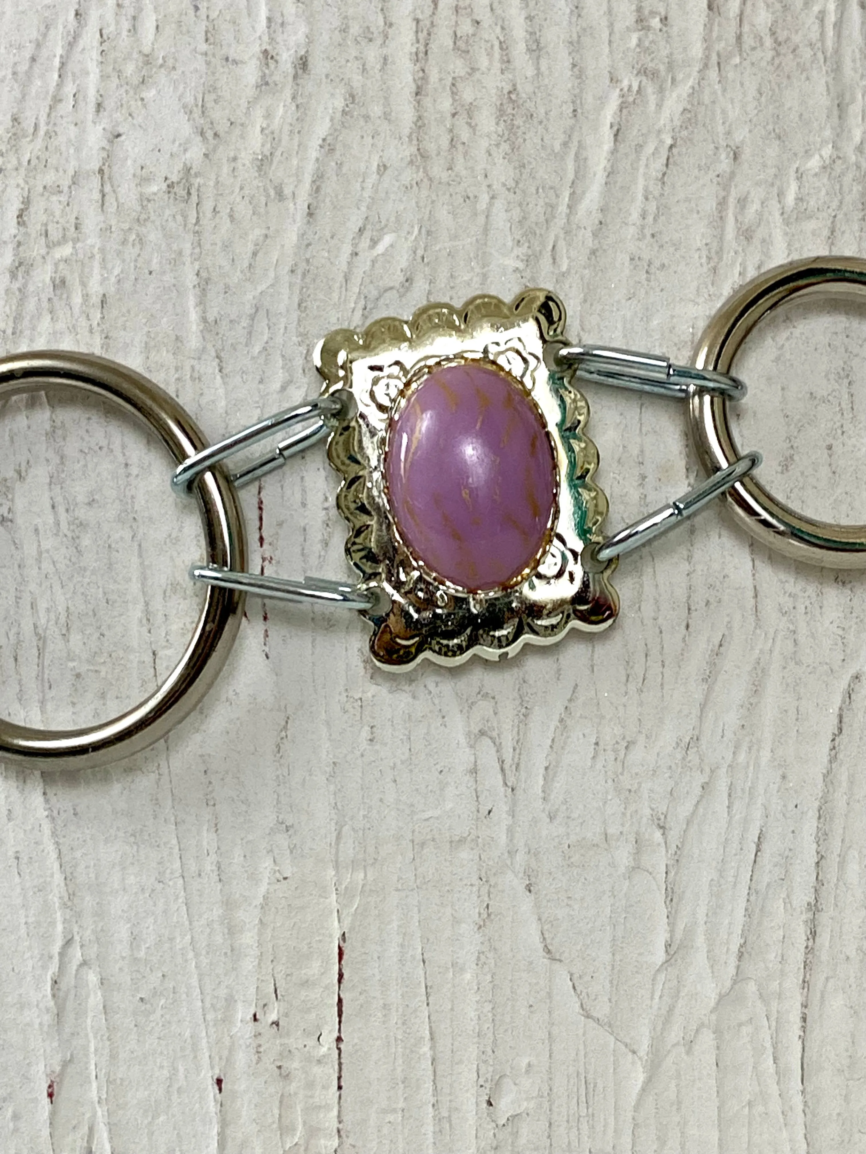 Waist silver chain belt
