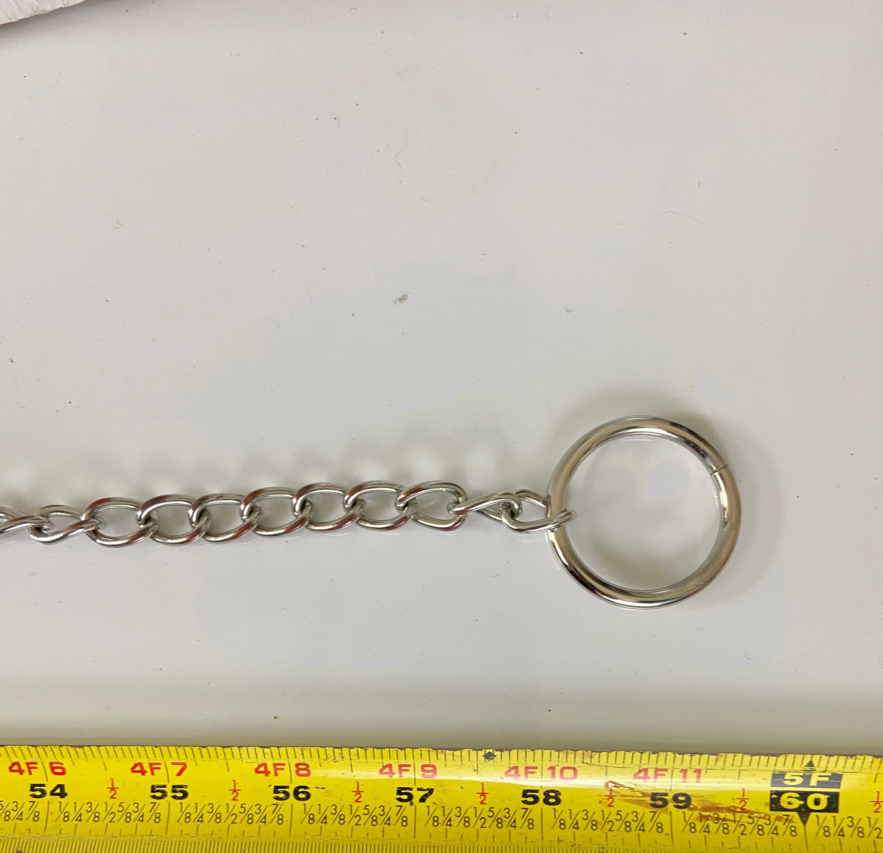 Waist silver chain belt