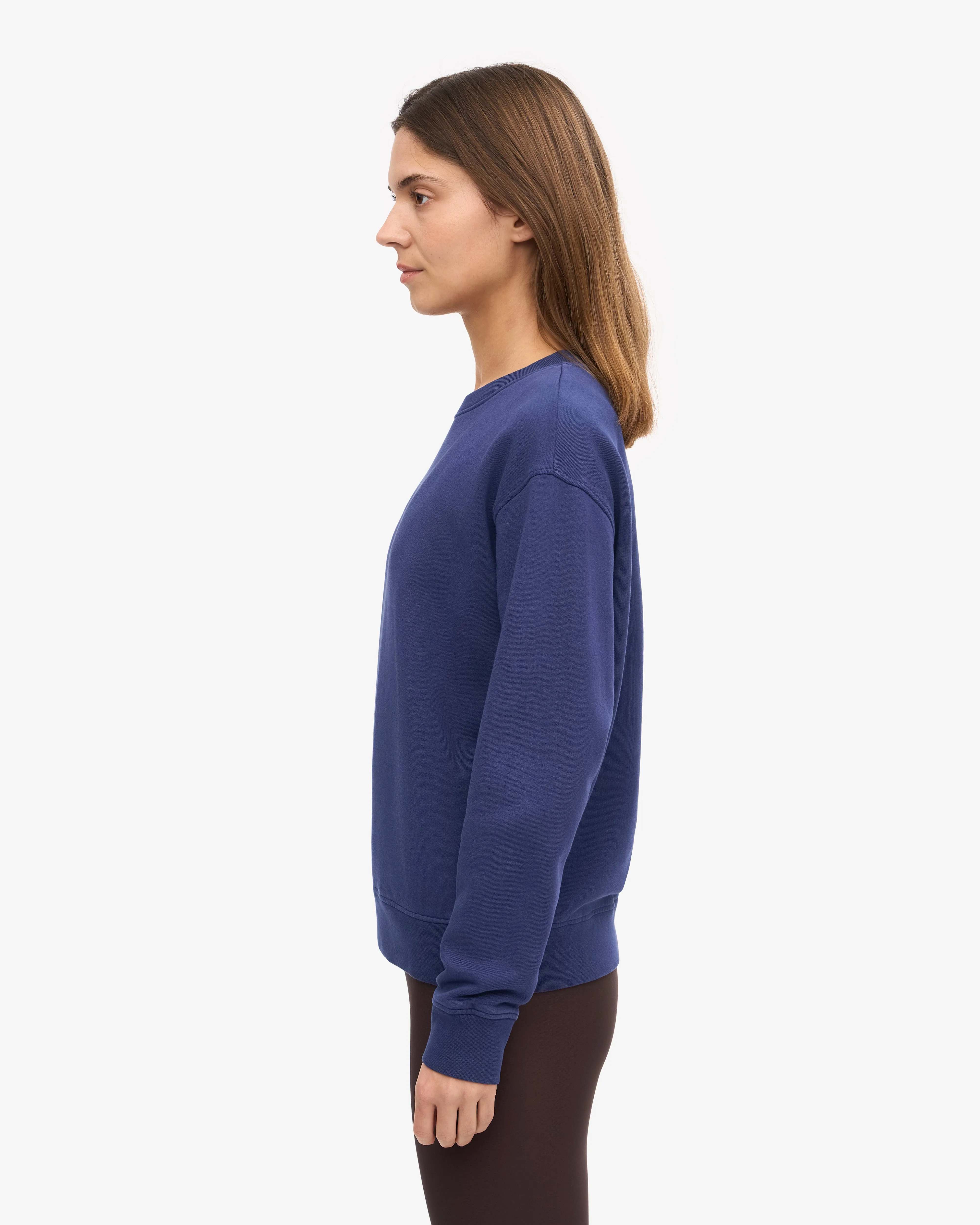 Women Classic Organic Crew - Marine Blue