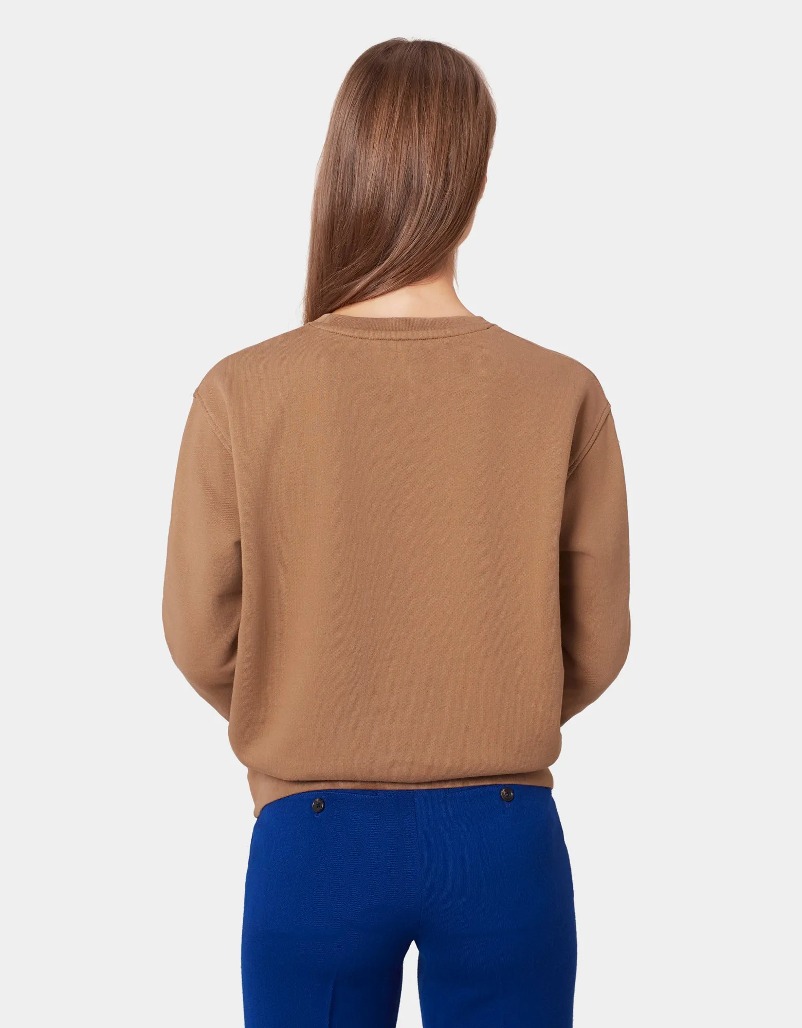 Women Classic Organic Crew - Steel Blue