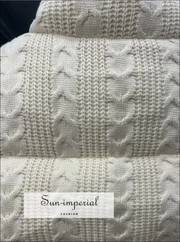 Women's Knitted Padded Vest